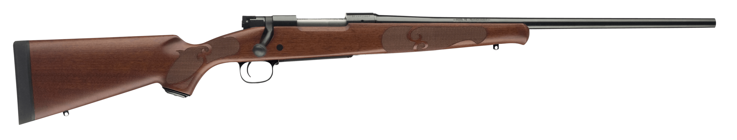 Winchester Repeating Arms 535201289 Model 70 Featherweight Compact 6.5 Creedmoor 5+1 20" Free-Floating Barrel Forged Steel Short Action Receiver w/Recoil Lug Satin Walnut Feather Checkered Stock w/Schnabel Fore-End Pachmayr Decelerator Recoil Pad