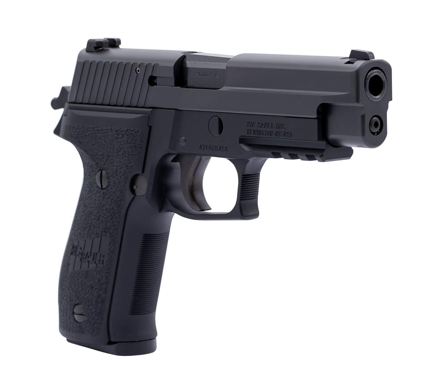 Sig Sauer MK25MA P226 MK25 *MA Compliant Full Size Frame 9mm Luger 10+1. 4.40" Black Carbon Steel Barrel Black Nitron Serrated w/Engraved US Navy Anchor Stainless Steel Slide Black Hardcoat Anodized Aluminum Frame w/Beavertail & Picatinny Rail Black Po - Image 3
