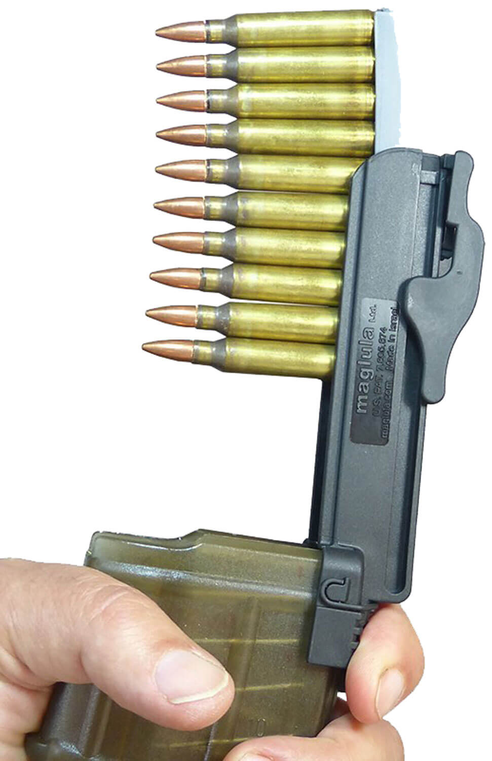 Maglula LU54B StripLULA Loader Black Polymer 223 Rem/ 5.56x45mm NATO Compatible w/ Steyr Arms AUG - Image 2