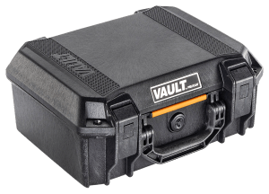 Pelican VCV200 Vault Case Medium Black Polymer Holds 2 Handguns