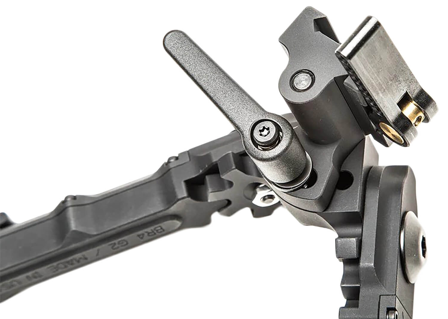 Accu-Tac BRBG200 BR-4 G2 Bipod 5.5"-8.25" Adjustment Black Hardcoat Anodized 6061-T6 Aluminum - Image 3
