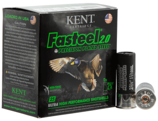 Kent Cartridge K122FS30BB Fasteel 2.0  12 Gauge 2.75" 1 1/16 oz BB Shot 25rd Box