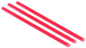 Trijicon AC50008 Iron Sight Replacement Fiber  0.060" Red 3 Per Pack