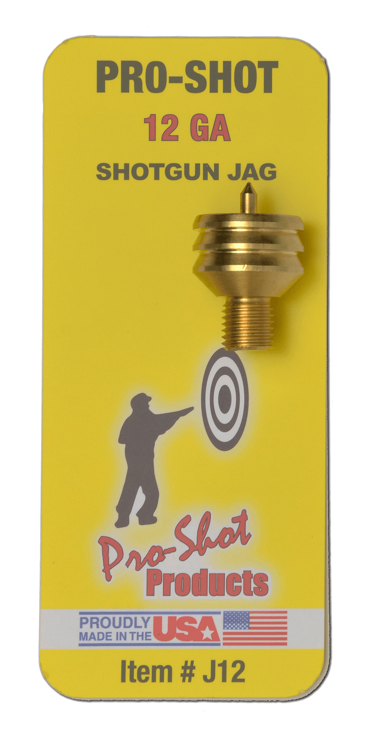 Pro-Shot J12 Jag 12 Gauge Shotgun #5/16-27 Thread Spear Tip Brass
