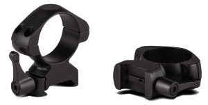 Konus 7406 Steel Rings Matte Black 1" Quick Release High 0 MOA