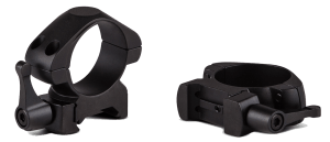 Konus 7407 Steel Rings Matte Black 1" Quick Release Medium 0 MOA