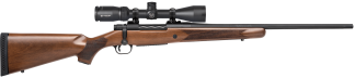 Mossberg 27942 Patriot Walnut-Vortex Scope Combo 30-06 Springfield 5+1 22" Fluted Barrel w/Recessed Match Crown Matte Blued Metal Spiral-Fluted Bolt Walnut Stock Drop Box Magazine Adjustable LBA Trigger Includes Vortex Crossfire II 3-9x40mm Scope