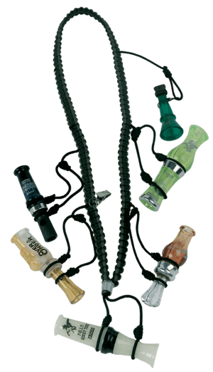 Primos 69628 Waterfowler's Call Lanyard Black Nylon