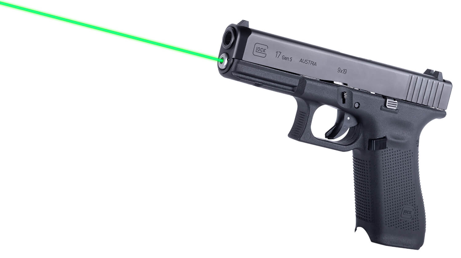 LaserMax LMSG517G Green Guide Rod Laser for Glock 17/17 MOS/34 Gen 5 Black - Image 2
