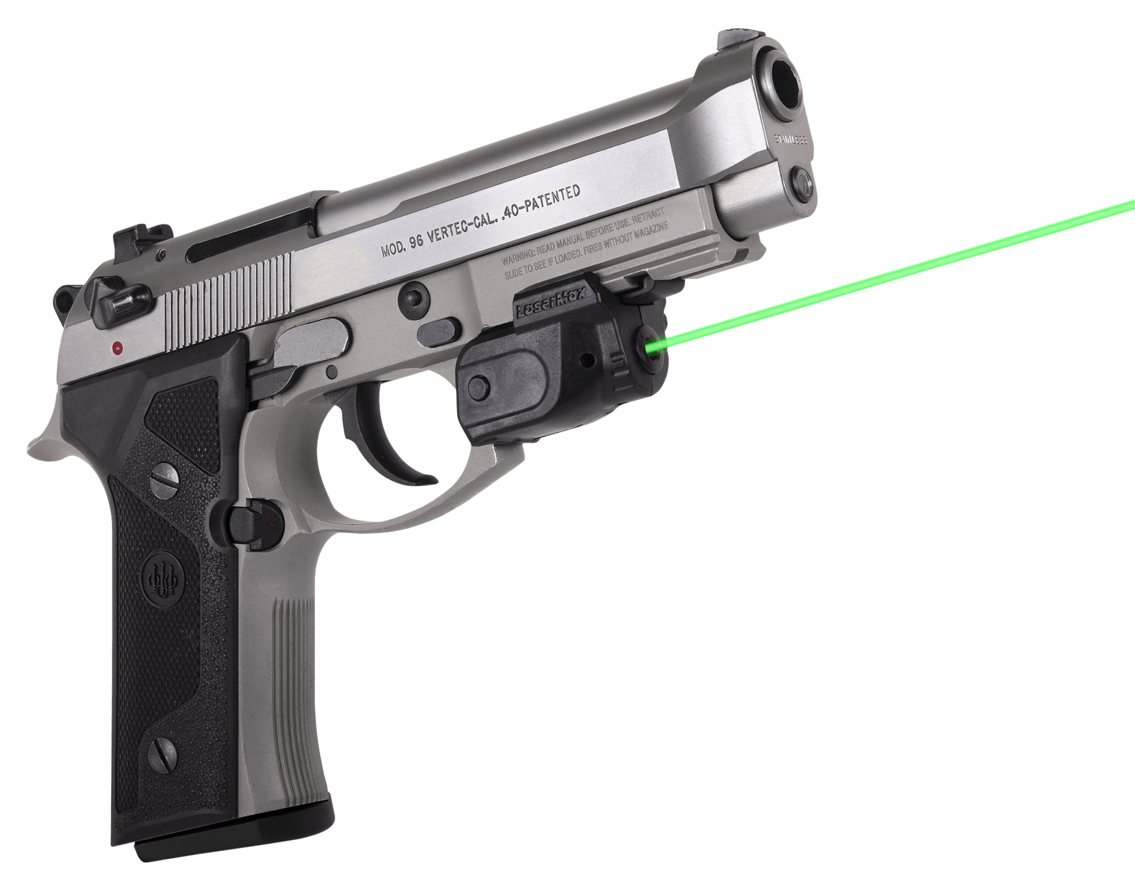 LaserMax GSLTNG Green Lightning Rail with GripSense Black