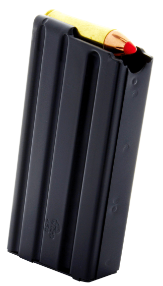 DuraMag 5X45041175CPD SS  5rd 450 Bushmaster for AR-15 Black w/ Black Follower Detachable