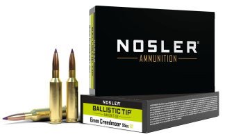 Nosler 40052 Ballistic Tip  6mm Creedmoor 95 gr Spitzer Ballistic Tip 20rd Box
