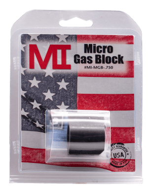 Midwest Industries MIMGB750 Micro  Gas Block 4140 Steel .750"