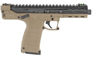 Kel-Tec CP33TAN CP33 22 LR 33+1 5.50" Black Ported/Threaded Barrel Black Serrated/Optic Ready Slide Tan Polymer Frame w/Picatinny Rail Black Polymer Grip Ambidextrous