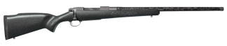Nosler 47448 M48 Mountain Carbon 300 Win Mag 3+1 24" Carbon Fiber Wrapped Barrel  Tungsten Gray Cerakote Steel  Granite Green Mountain Hunter Stock