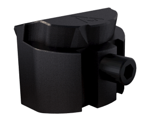 Rival Arms RA75G111A Grip Plug Compatible w/Glock Gen4 (except 36/42/43) Black Anodized Aluminum