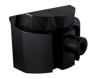 Rival Arms RA75G111A Grip Plug  Compatible w/Glock Gen4 (except 36/42/43)  Black Anodized Aluminum