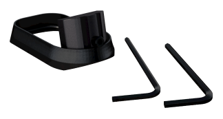 Rival Arms RA70G211A Two Piece Magwell  made of Aluminum with Anodized Black Finish for Glock 19 Gen4
