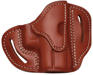 1791 Gunleather BHCCBRR BHC  OWB Size C Classic Brown Leather Belt Slide Compatible w/Glock 43/Sig P365/Walther PPK Right Hand