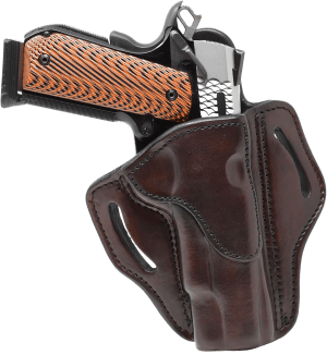 1791 Gunleather BH1SBRR BH1  OWB Size 01 Signature Brown Leather Belt Slide Fits 4-5" 1911 Right Hand