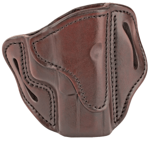 1791 Gunleather BH21SBRR BH2.1  OWB Size 2.1 Signature Brown Leather Belt Slide Compatible w/Glock 17/S&W M&P Shield/Springfield XD Right Hand