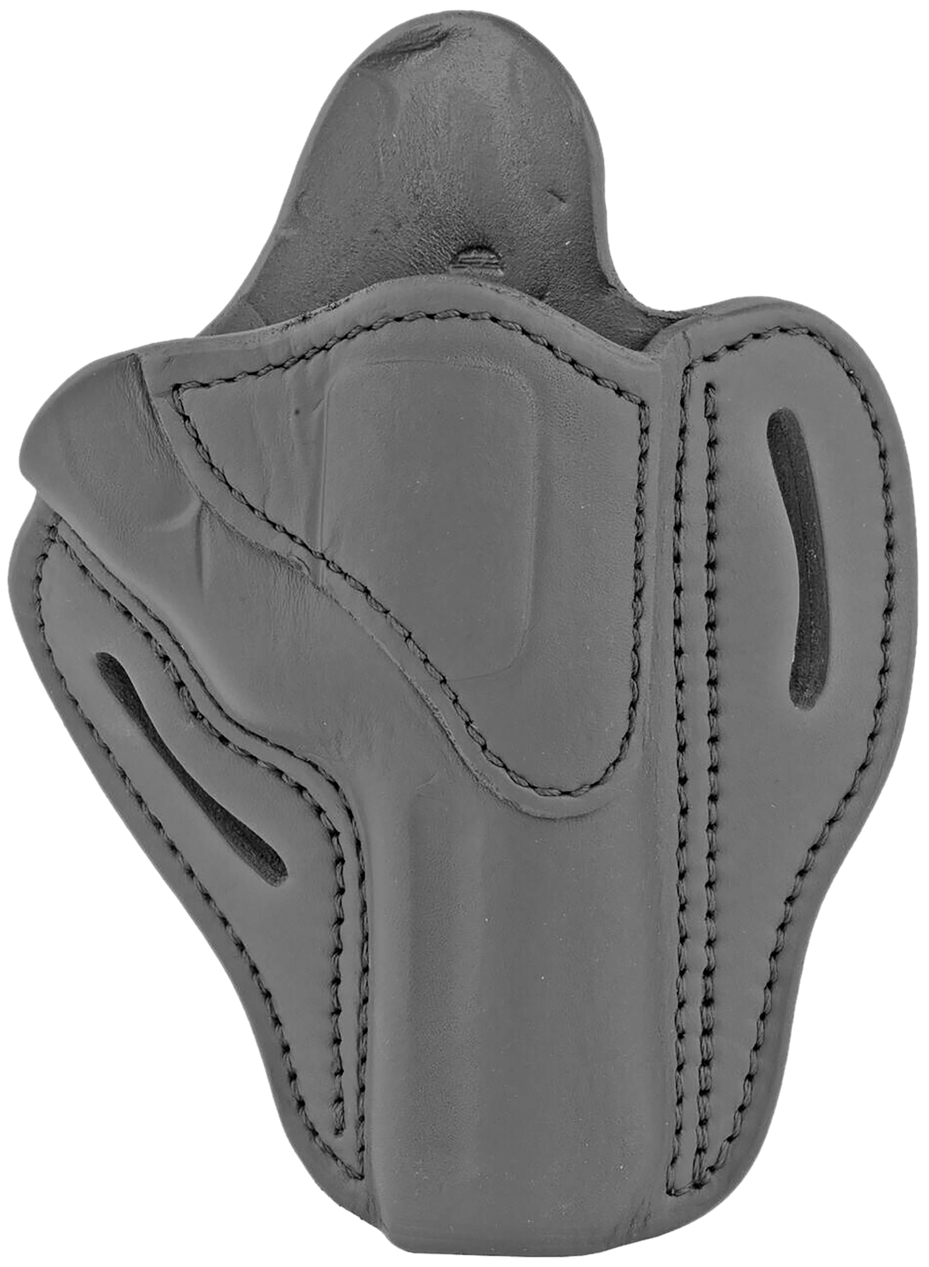 1791 Gunleather RVH2SBLR RVH2 OWB Size 02 Stealth Black Leather Belt Slide Fits Ruger GP100/S&W K Frame Right Hand