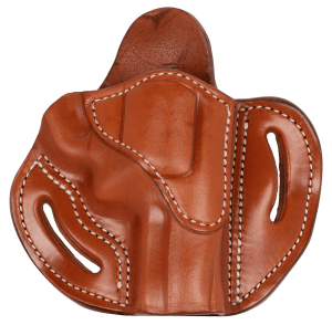 1791 Gunleather RVH2SCBRR RVH2S  OWB Size 02S Classic Brown Leather Belt Slide Fits S&W K Frame Right Hand