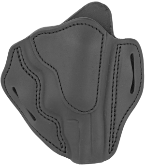 1791 Gunleather RVH3SBLR RVH3  OWB Size 03 Stealth Black Leather Belt Slide/S&W Governor Right Hand
