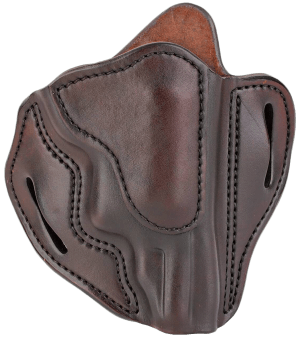 1791 Gunleather RVH3SBRR RVH3  OWB Size 03 Signature Brown Leather Belt Slide Fits S&W Governor Right Hand