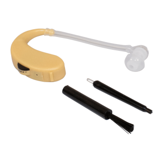 Walker's GWPUE1001 Ultra Ear BTE Hearing Enhancer Plastic 105 dB Behind the Ear Natural