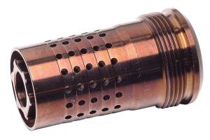 Q LLC CB5824 Cherry Bomb 30 Cal (7.62mm) Copper 17-4 Stainless Steel with 5/8"-24 tpi Threads & 1.64" OAL