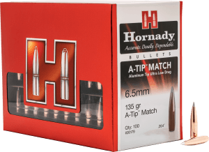 Hornady 26179 A-Tip Match 6.5 Creedmoor .264 135 gr A Tip Match 100rd Box