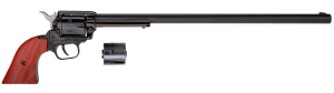 Heritage Mfg RR22MB16 Rough Rider 22 LR/22 WMR 6 Shot 16" Black Steel Barrel Black Zinc Alloy Frame Black Cylinder Cocobolo Grip Hammer/Thumb Safety Exposed Hammer