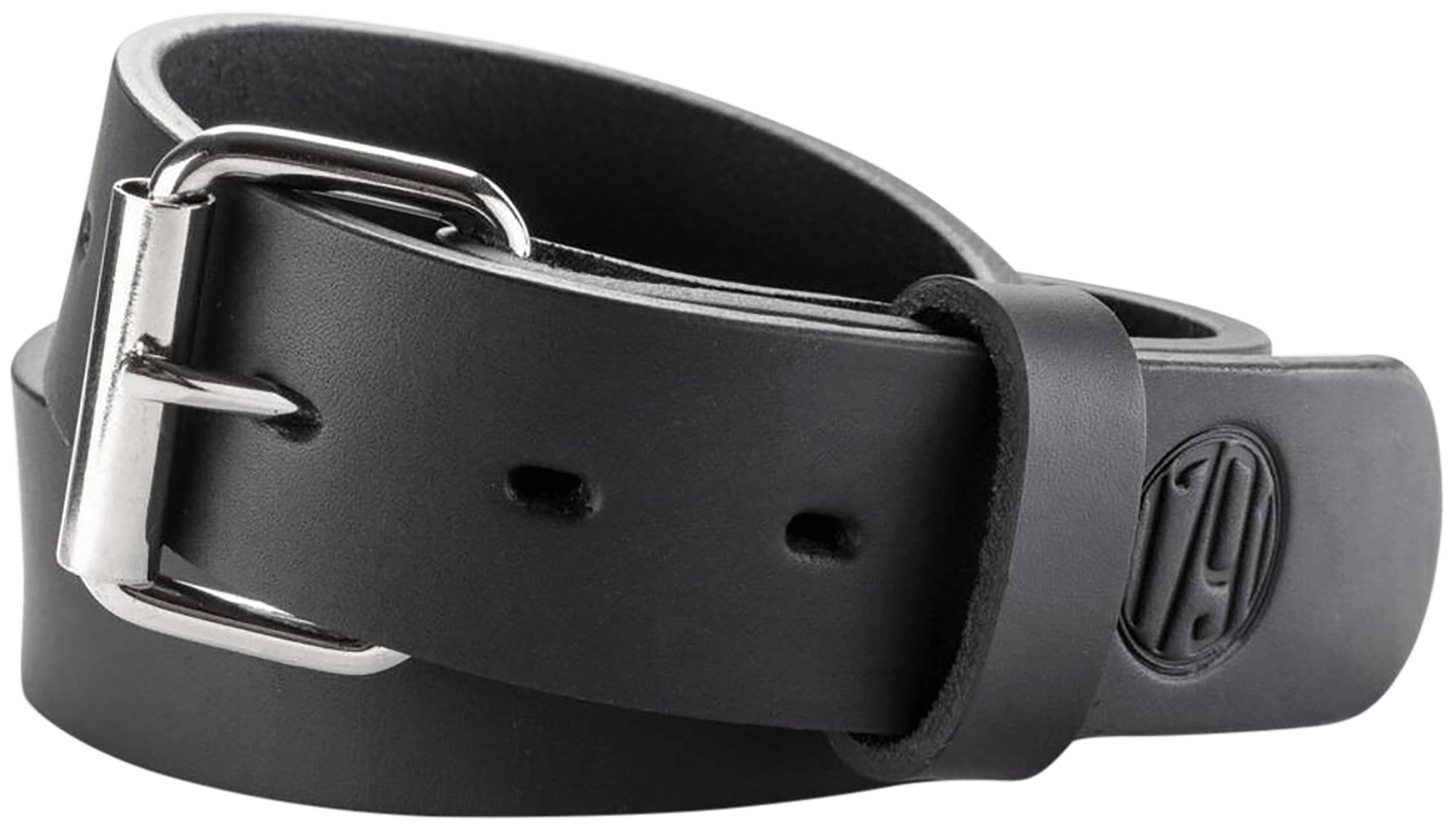 1791 Gunleather BLT013640SBLA 01 Gun Belt Stealth Black Leather 36/40 1.50" Wide Buckle Closure