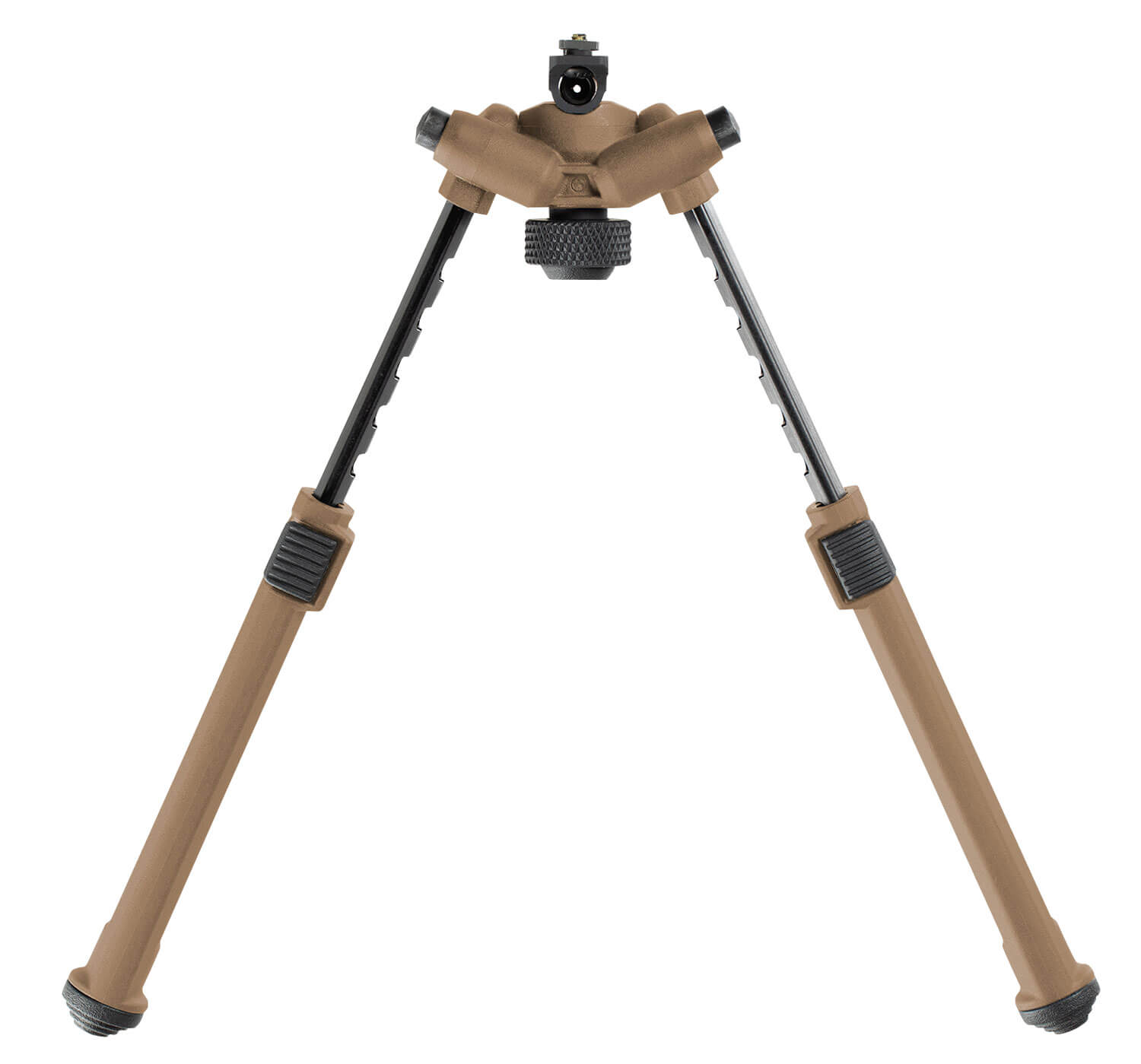 Magpul MAG933FDE Bipod M-LOK Attachment Flat Dark Earth Mil-Spec Anodized Aluminum 6.80-10.30" Vertical Adjustment Rubber Feet for AR-Platform - Image 3