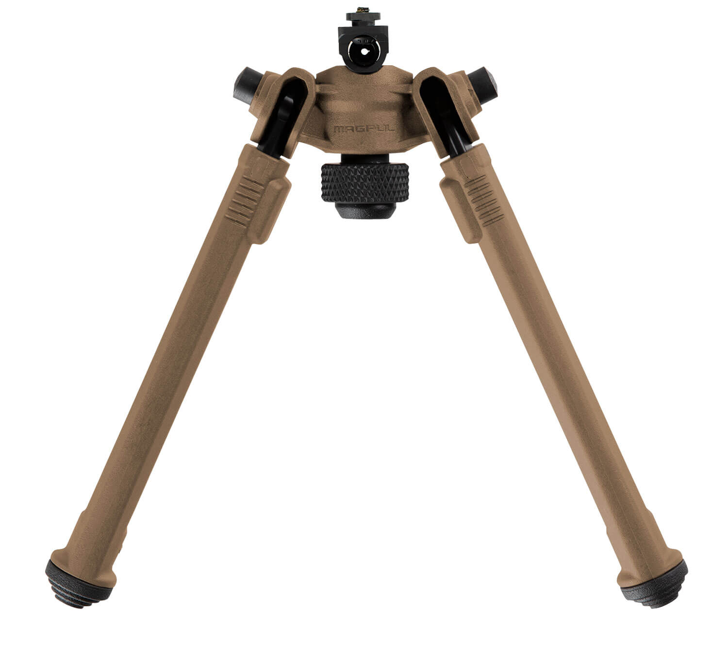 Magpul MAG933FDE Bipod M-LOK Attachment Flat Dark Earth Mil-Spec Anodized Aluminum 6.80-10.30" Vertical Adjustment Rubber Feet for AR-Platform - Image 4
