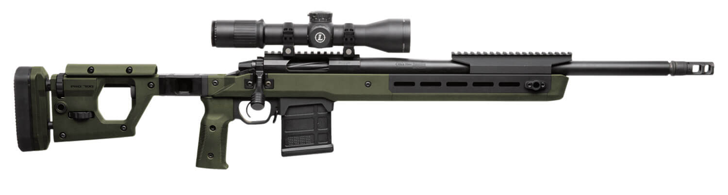 Magpul MAG997ODG Pro 700 Stock Fixed w/Aluminum Bedding OD Green Synthetic for Remington 700 SA - Image 3