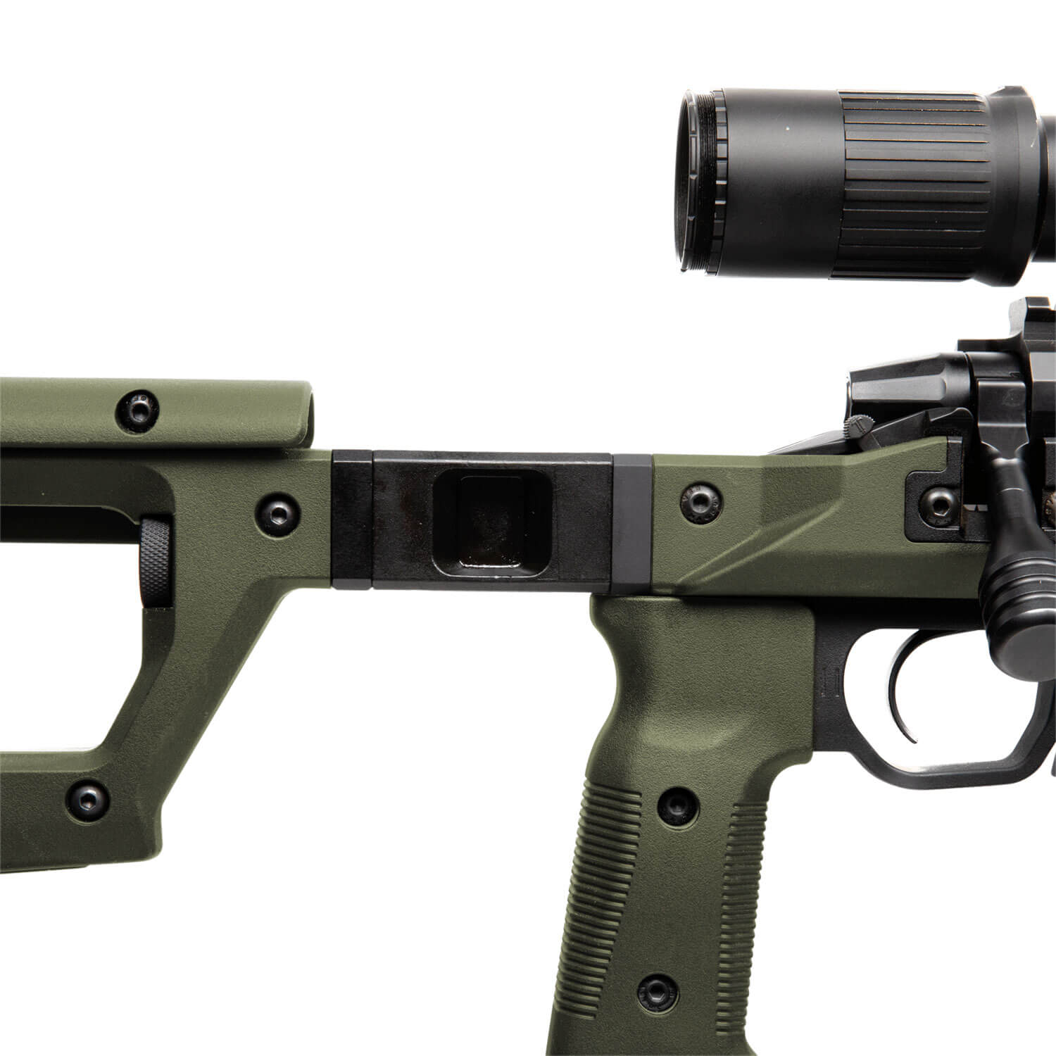 Magpul MAG997ODG Pro 700 Stock Fixed w/Aluminum Bedding OD Green Synthetic for Remington 700 SA - Image 4