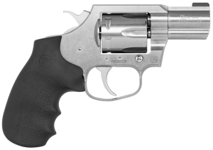 Colt Mfg KCOBRASB2BBS King Cobra Carry 357 Mag 6 Shot 2" DA/SA Brushed Stainless Steel Barrel  Cylinder & Frame  Black Hogue Rubber w/Finger Grooves Grip