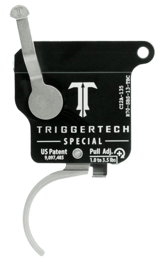 TriggerTech R70SBS13TBC Special  Single-Stage Traditional Curved Trigger with 1-3.50 lbs Draw Weight for Remington 700 Right