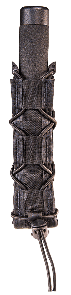 High Speed Gear 11EX00BK TACO Extended Mag Pouch Single Black Nylon MOLLE Belts 2" Wide Compatible w/ Pistol