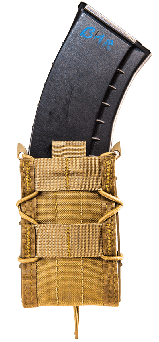 High Speed Gear 13TA10CB TACO Mag Pouch Coyote Brown Nylon Belt Compatible w/ Rifle