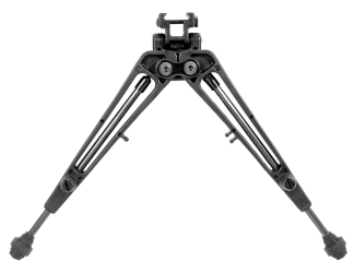 Limbsaver 12650 True-Track Bipod made of Durable Isoplast with Black Finish Picatinny Rail Attachment 7-11" Vertical Adjustment Rubber Feet & Leg-Lock System