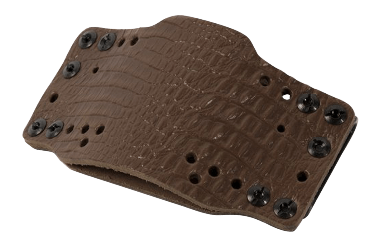 Limbsaver 12522 CrossTech Leather IWB/OWB Dark Brown Leather Belt Clip Ambidextrous