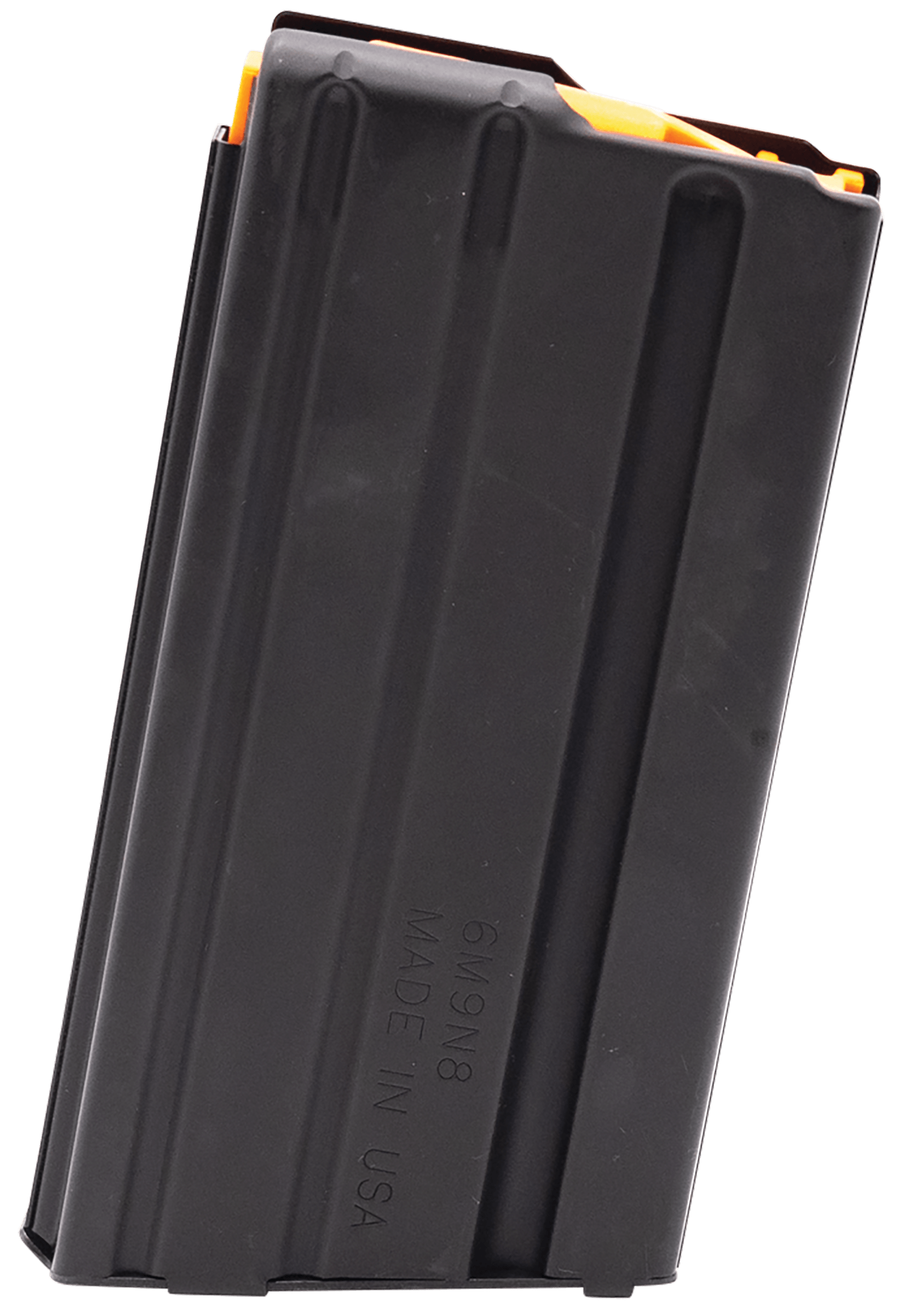 DuraMag 2023041178CPD SS 20rd 223 Rem/300 Blackout/5.56x45mm NATO for AR-15 Black w/Orange Follower