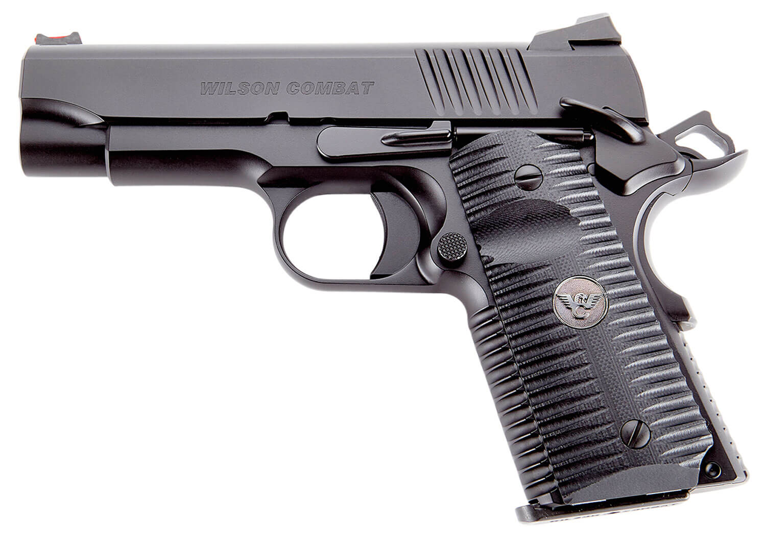 Wilson Combat ACPCP9 ACP Compact Frame 9mm Luger 10+1/8+1 4" Stainless Match Grade Barrel Black Serrated Carbon Steel Slide Black Armor-Tuff Carbon Steel Frame w/Beavertail Black G10 Eagle Claw Grip Ambidextrous - Image 2