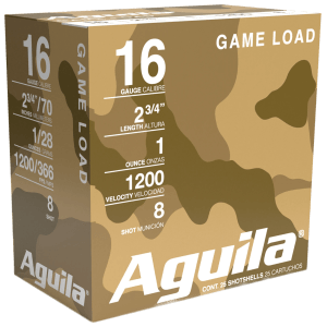 Aguila 1CHB1618 Birdshot Standard Velocity 16Gauge 2.75" 1oz 8Shot 25rd Box
