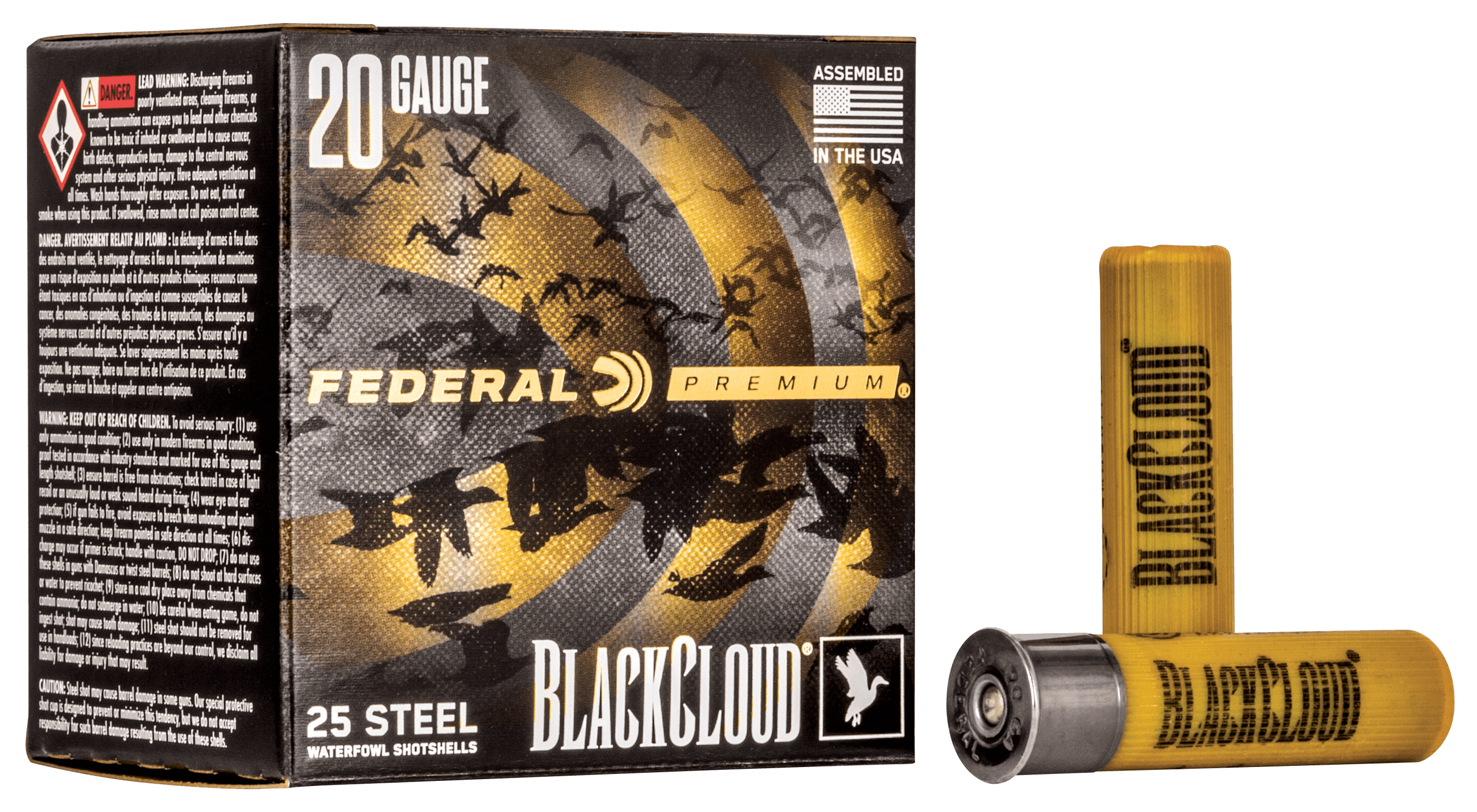 Federal PWBX2094 Black Cloud FS 20Gauge 3" 1oz 4Shot 25rd Box