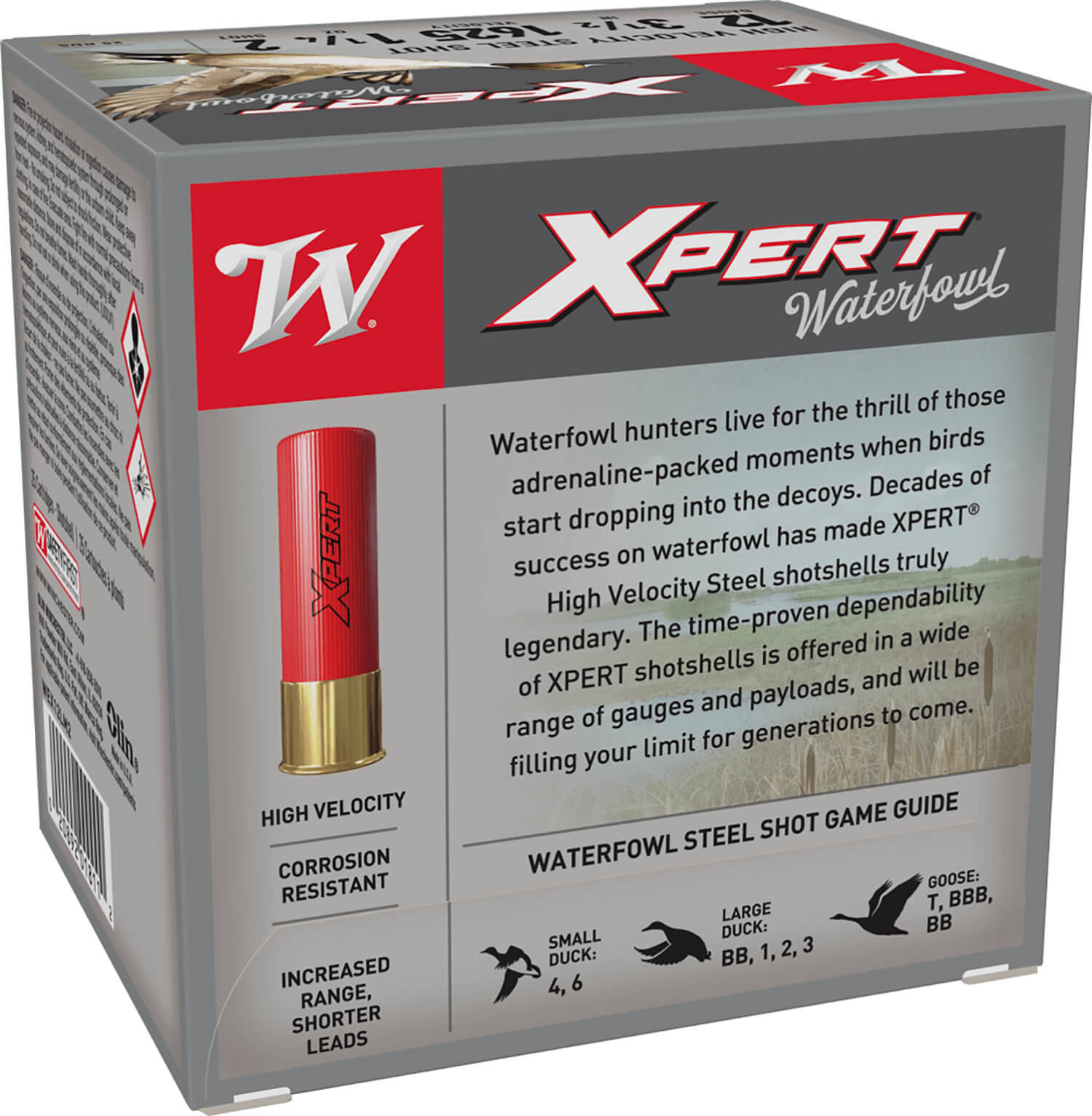 Winchester Ammo WEX12LM2 Super X Xpert High Velocity 12 Gauge 3.50" 1 1/4 oz 2 Shot 25rd Box - Image 2