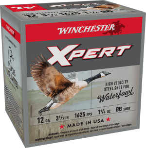 Winchester Ammo WEX12LMBB Super X Xpert High Velocity 12 Gauge 3.50" 1 1/4 oz BB Shot 25 Per Bx
